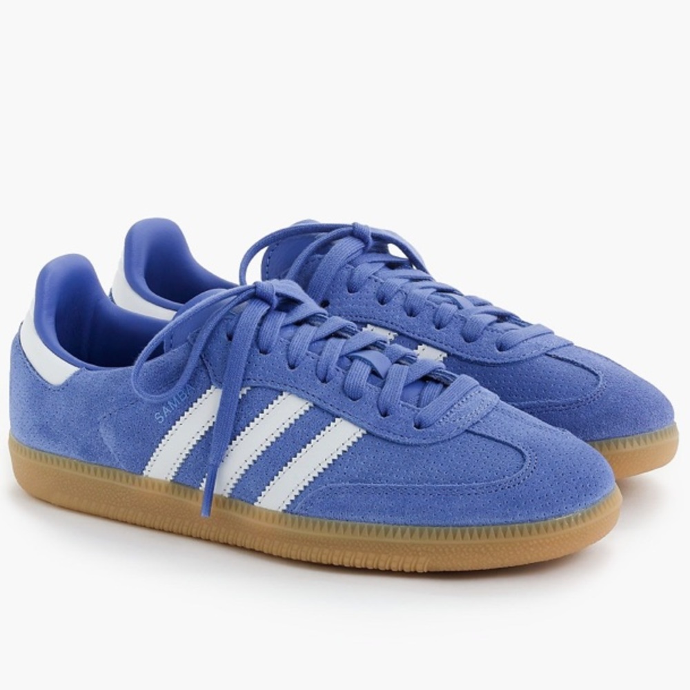 EUC Adidas Samba periwinkle sz 9 1/2